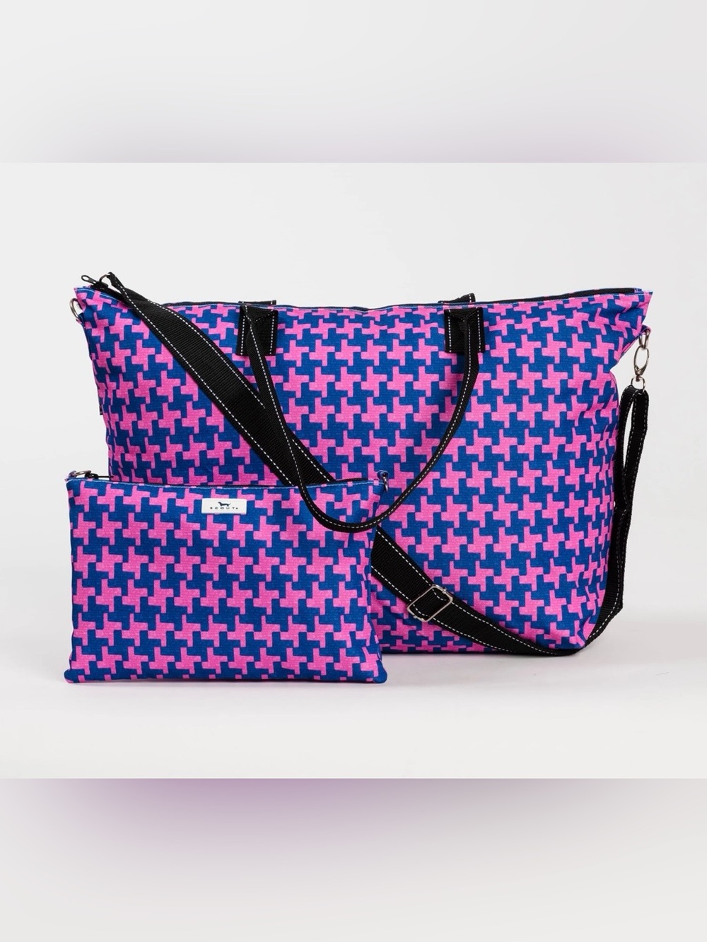 Scout Large Overpacker Foldable Travel Bag Pink & Navy NWT